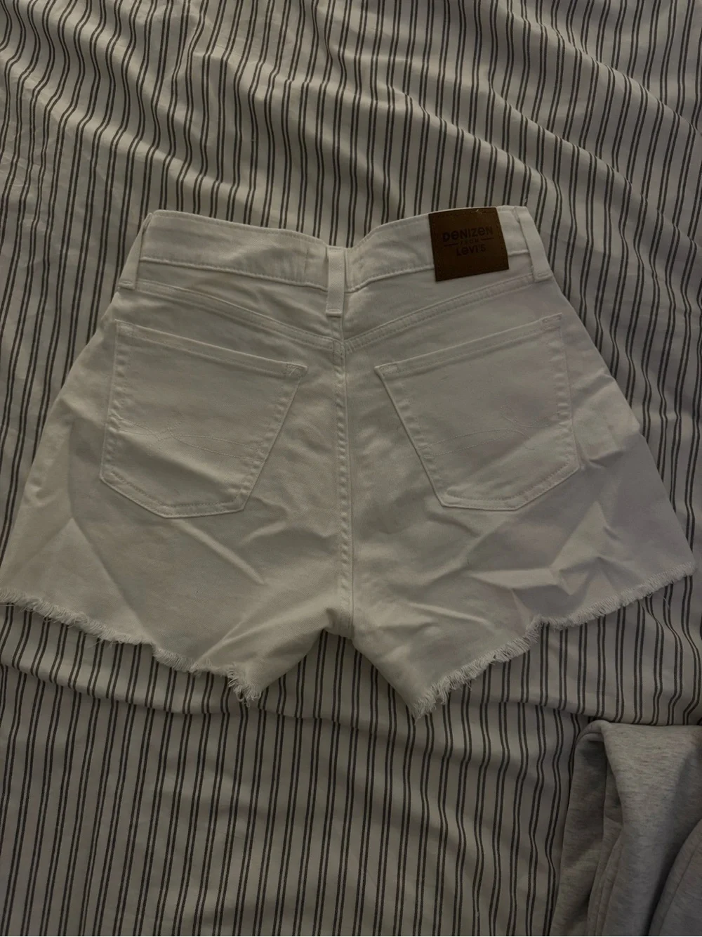 Denizen from Levi's White Denim Shorts